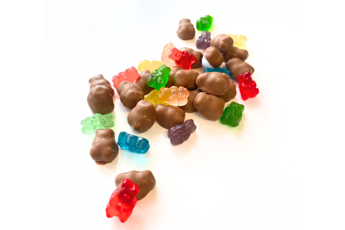 Milk Chocolate Covered Gummy Bears