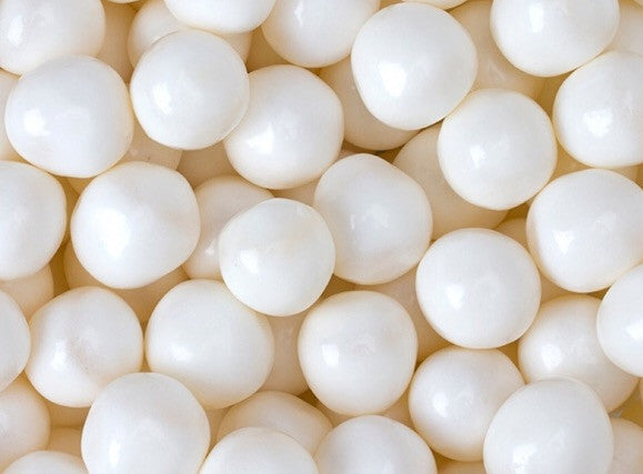 Chewy Fruit Sour Balls White - Pina Colada 2.5LB